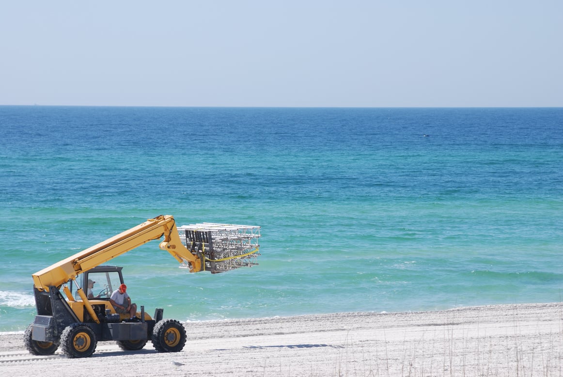 Beach Construction Cleanup